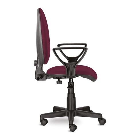 Офисное кресло Brabix Prestige Ergo MG-311 (регулируемая эргономичная спинка, ткань, бордовое) в Элисте - изображение 1