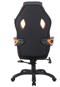 Офисное кресло Brabix Techno Pro GM-003 (ткань, черное/серое, вставки оранжевые) в Элисте - предосмотр 4