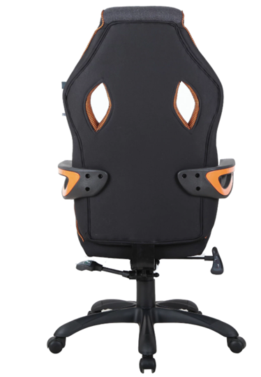 Офисное кресло Brabix Techno Pro GM-003 (ткань, черное/серое, вставки оранжевые) в Элисте - изображение 4