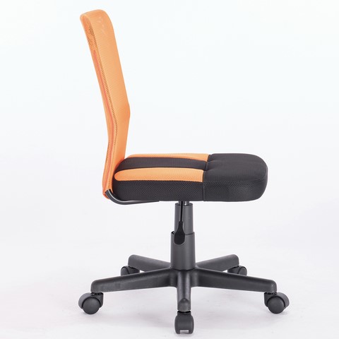 Кресло Brabix Smart MG-313 (без подлокотников, комбинированное, черное/оранжевое) в Элисте - изображение 2