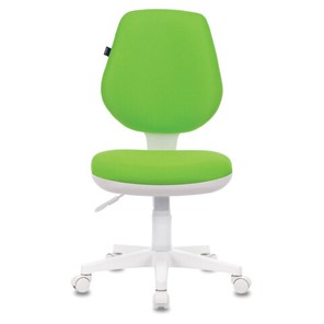 Офисное кресло Brabix Fancy MG-201W (без подлокотников, пластик белый, салатовое) в Элисте - предосмотр 1