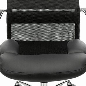 Кресло компьютерное Brabix Premium Stalker EX-608 CH (хром, ткань-сетка/кожзам, черное) 532091 в Элисте - предосмотр 6