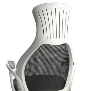 Компьютерное кресло Brabix Premium Genesis EX-517 (пластик белый, ткань/экокожа/сетка черная) в Элисте - предосмотр 6
