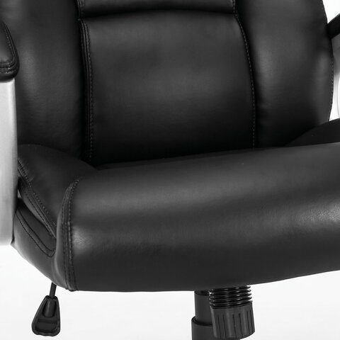 Кресло Brabix Premium Grand EX-501 (рециклированная кожа, черное) 531950 в Элисте - изображение 8