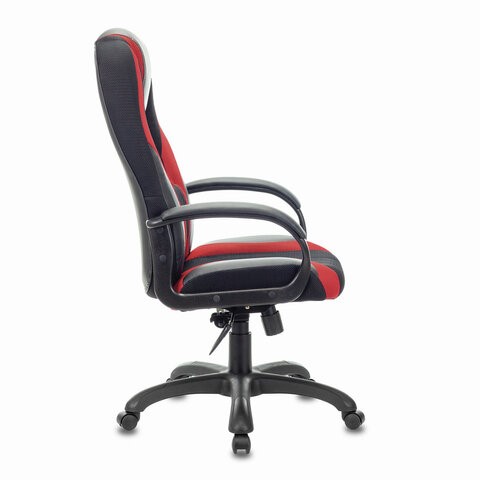 Компьютерное кресло Brabix Premium Rapid GM-102 (экокожа/ткань, черное/красное) 532107 в Элисте - изображение 1