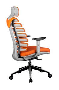Офисное кресло Riva Chair SHARK (Оранжевый/серый) в Элисте - предосмотр 3