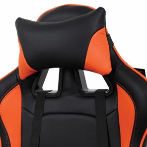 Офисное кресло Brabix GT Racer GM-100 (две подушки, экокожа, черное/оранжевое) в Элисте - предосмотр 5
