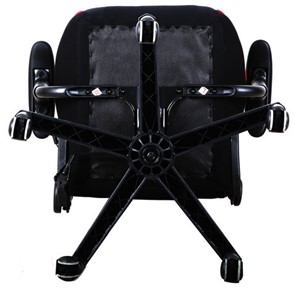 Компьютерное кресло Brabix GT Racer GM-100 (подушка, ткань, черное/красное) в Элисте - предосмотр 6