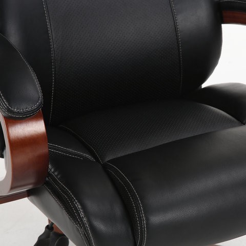 Компьютерное кресло Brabix Premium Magnum EX-701 (дерево, рециклированная кожа, черное) 531827 в Элисте - изображение 7