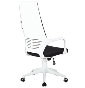 Компьютерное кресло Brabix Premium Prime EX-515 (пластик белый, ткань, черное) 531812 в Элисте - предосмотр 2