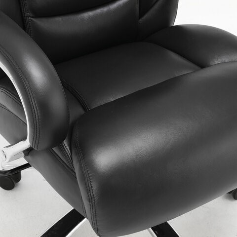 Офисное кресло Brabix Premium Pride HD-100 (натуральная кожа, черное) 531940 в Элисте - изображение 5