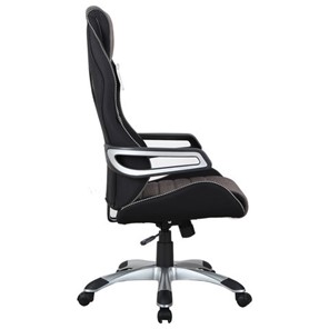 Офисное кресло Brabix Techno GM-002 (ткань, черное/серое, вставки белые) в Элисте - предосмотр 1