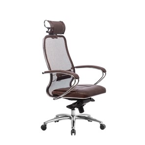 Офисное кресло Samurai SL-2.04, темно-коричневый в Элисте - предосмотр 2