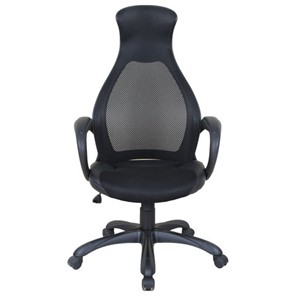Кресло Brabix Premium Genesis EX-517 (пластик черный, ткань/экокожа/сетка черная) в Элисте - предосмотр 2