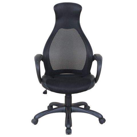 Кресло Brabix Premium Genesis EX-517 (пластик черный, ткань/экокожа/сетка черная) в Элисте - изображение 2