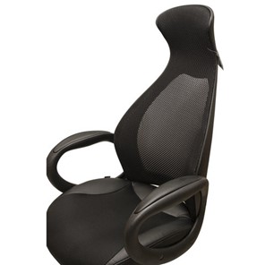 Кресло Brabix Premium Genesis EX-517 (пластик черный, ткань/экокожа/сетка черная) в Элисте - предосмотр 7