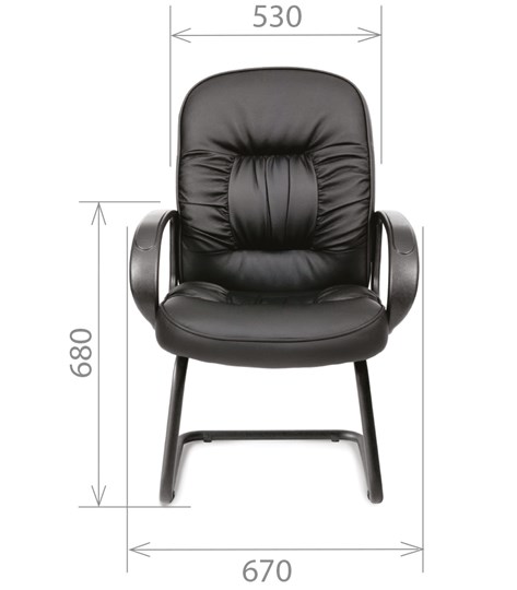 Кресло CHAIRMAN 416V экокожа черная в Элисте - изображение 1
