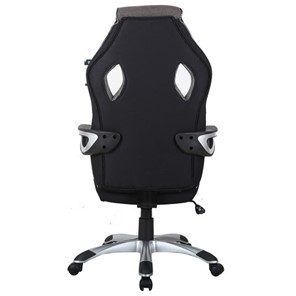 Офисное кресло Brabix Techno GM-002 (ткань, черное/серое, вставки белые) в Элисте - предосмотр 3