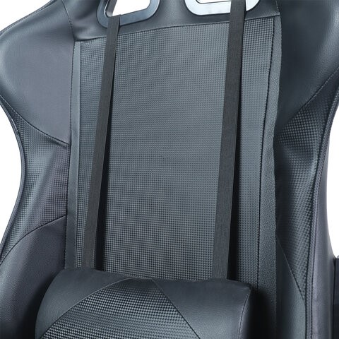 Офисное кресло Brabix GT Carbon GM-115 (две подушки, экокожа, черное) в Элисте - изображение 6