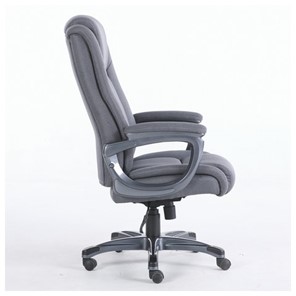 Офисное кресло Brabix Premium Solid HD-005 (ткань, серое) в Элисте - предосмотр 1