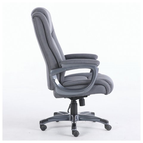 Офисное кресло Brabix Premium Solid HD-005 (ткань, серое) в Элисте - изображение 1
