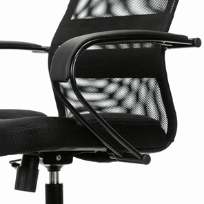 Офисное кресло Brabix Premium Stalker EX-608 PL (ткань-сетка/кожзам, черное) в Элисте - предосмотр 8