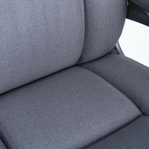 Офисное кресло Brabix Premium Solid HD-005 (ткань, серое) в Элисте - изображение 6