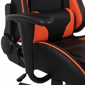 Офисное кресло Brabix GT Racer GM-100 (две подушки, экокожа, черное/оранжевое) в Элисте - предосмотр 9