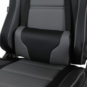 Офисное кресло Brabix GT Racer GM-100 (две подушки, экокожа, черное/серое) в Элисте - предосмотр 7