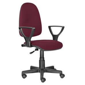 Офисное кресло Brabix Prestige Ergo MG-311 (регулируемая эргономичная спинка, ткань, бордовое) в Элисте - предосмотр 2