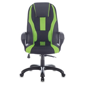 Компьютерное кресло Brabix Premium Rapid GM-102 (экокожа/ткань, черное/зеленое) в Элисте - предосмотр 3