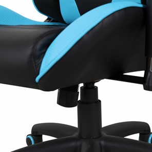 Компьютерное кресло Brabix GT Master GM-110 (две подушки, экокожа, черное/голубое) в Элисте - предосмотр 10