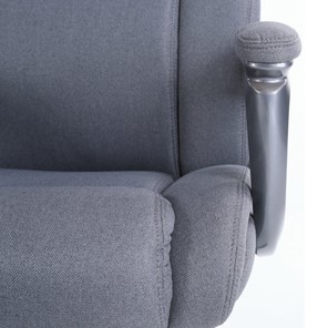 Офисное кресло Brabix Premium Solid HD-005 (ткань, серое) в Элисте - предосмотр 10
