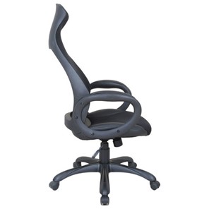 Кресло Brabix Premium Genesis EX-517 (пластик черный, ткань/экокожа/сетка черная) в Элисте - предосмотр 1