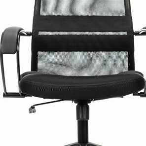 Офисное кресло Brabix Premium Stalker EX-608 PL (ткань-сетка/кожзам, черное) в Элисте - предосмотр 10