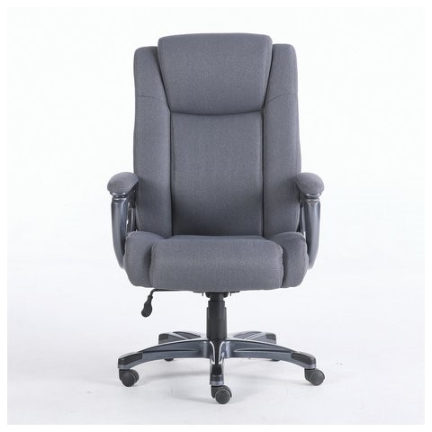 Офисное кресло Brabix Premium Solid HD-005 (ткань, серое) в Элисте - изображение 2