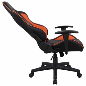 Офисное кресло Brabix GT Racer GM-100 (две подушки, экокожа, черное/оранжевое) в Элисте - предосмотр 4