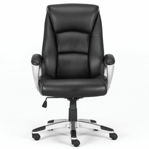 Кресло Brabix Premium Grand EX-501 (рециклированная кожа, черное) 531950 в Элисте - изображение 4