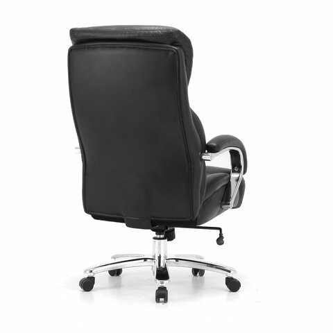 Офисное кресло Brabix Premium Pride HD-100 (натуральная кожа, черное) 531940 в Элисте - изображение 2