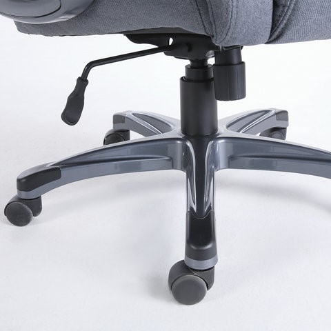 Офисное кресло Brabix Premium Solid HD-005 (ткань, серое) в Элисте - изображение 13