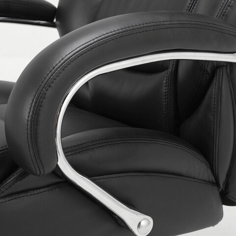 Офисное кресло Brabix Premium Pride HD-100 (натуральная кожа, черное) 531940 в Элисте - изображение 6