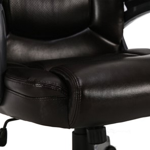 Компьютерное кресло Brabix Premium Favorite EX-577 (пружинный блок, рециклир. кожа, коричневое) 531936 в Элисте - предосмотр 8