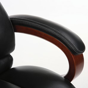 Кресло компьютерное Brabix Premium Infinity EX-707 (дерево, натуральная кожа, черное) в Элисте - предосмотр 9