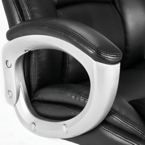 Кресло Brabix Premium Grand EX-501 (рециклированная кожа, черное) 531950 в Элисте - изображение 9