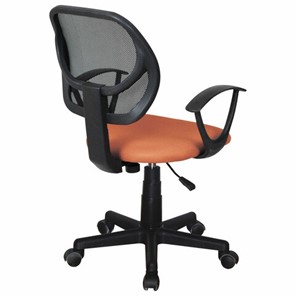 Кресло компьютерное Brabix Flip MG-305 (ткань TW, оранжевое/черное) в Элисте - предосмотр 2