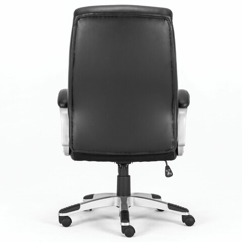 Кресло Brabix Premium Grand EX-501 (рециклированная кожа, черное) 531950 в Элисте - изображение 3