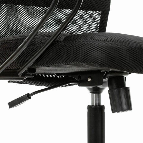 Офисное кресло Brabix Premium Stalker EX-608 PL (ткань-сетка/кожзам, черное) в Элисте - изображение 5