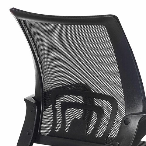 Кресло компьютерное Brabix Fly MG-396 (с подлокотниками, сетка, черное) в Элисте - изображение 6