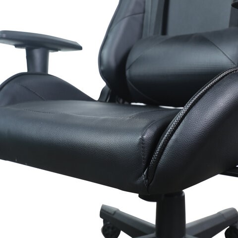 Офисное кресло Brabix GT Carbon GM-115 (две подушки, экокожа, черное) в Элисте - изображение 8