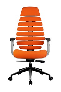 Офисное кресло Riva Chair SHARK (Оранжевый/серый) в Элисте - предосмотр 1